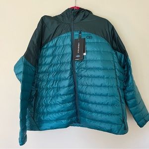 Outdoor Research Helium Down Hoodie Hooded Jacket Puffer Plus Size 3X New NWT